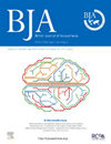 BRITISH JOURNAL OF ANAESTHESIA雜志封面